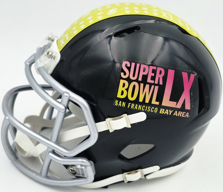 Tory Horton Signed Seattle Seahawks Black SB LX Logo Speed Mini Helmet MCS Holo
