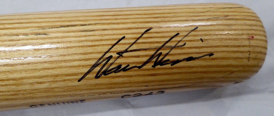 Walt Weiss Signed 1990 Game Issued L Slugger Bat Oakland A's Beckett #BF24934