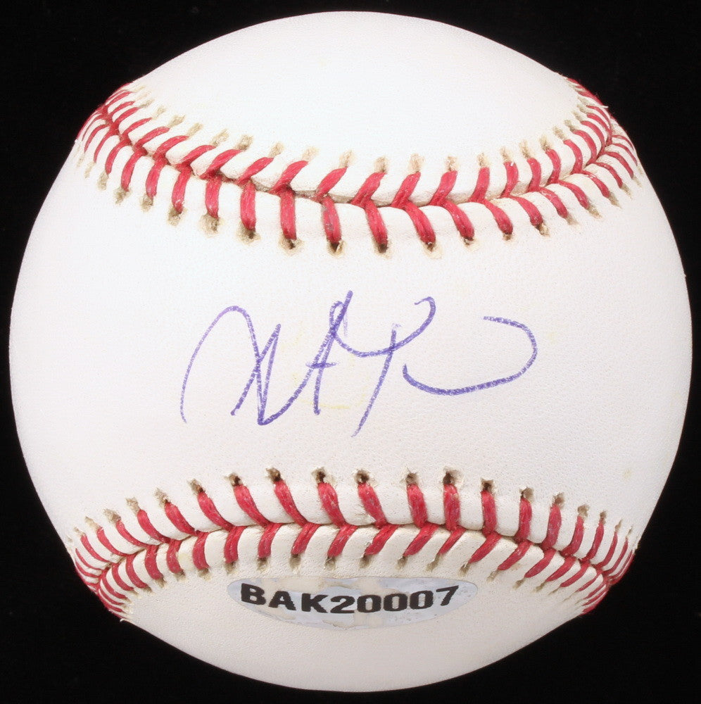 STEVE PEARCE SIGNED UPPER DECK MLB BALL SOX YANKEES O's PIRATES JAYS RAYS+ AUTO