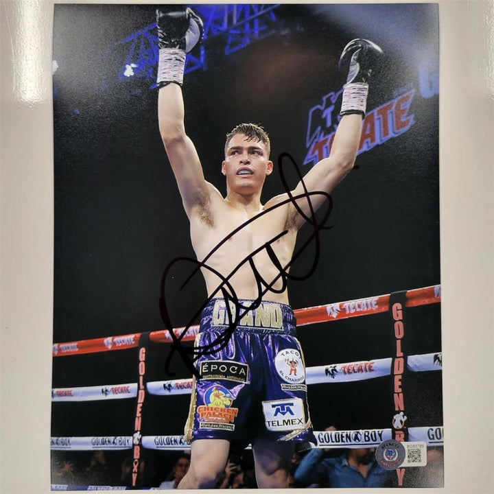 Oscar Duarte signed Boxing 8x10 photo #5 autograph ~ Beckett BAS Holo