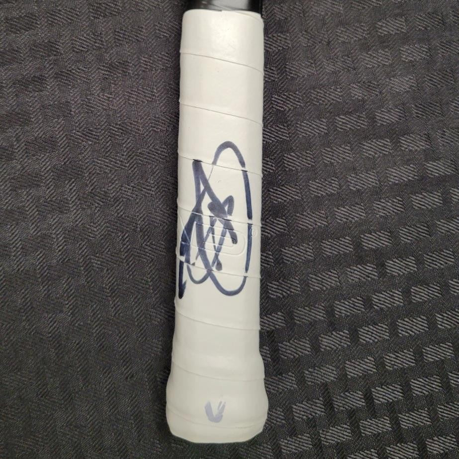 Novak Djokovic signed Youth Head Tennis Racket autograph Champion~ Beckett BAS
