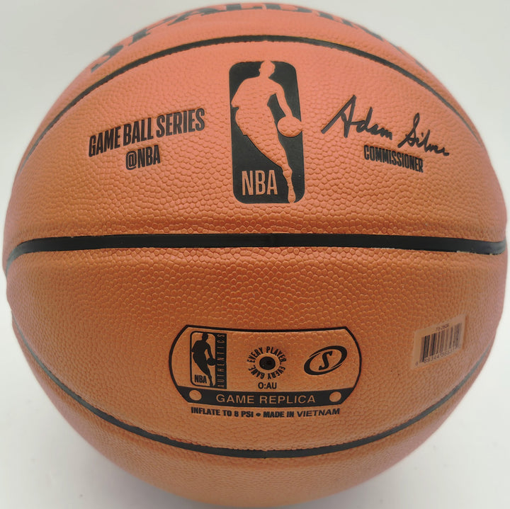 Luka Doncic Auto Official Game Ball Series Basketball Mavericks Logo Fanatics