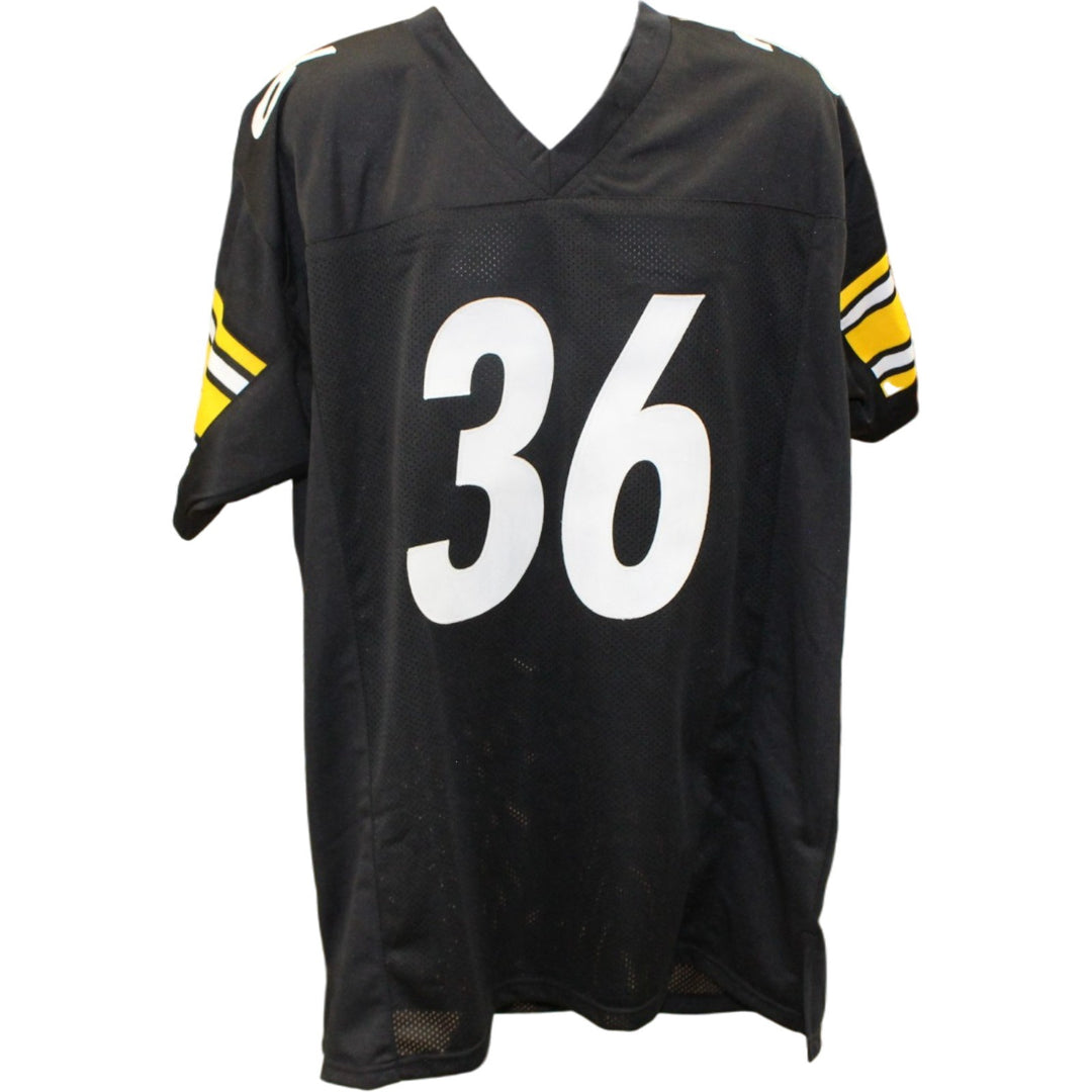Jerome Bettis Autographed Pro Style Size XL Black Jersey Beckett Witness 55265