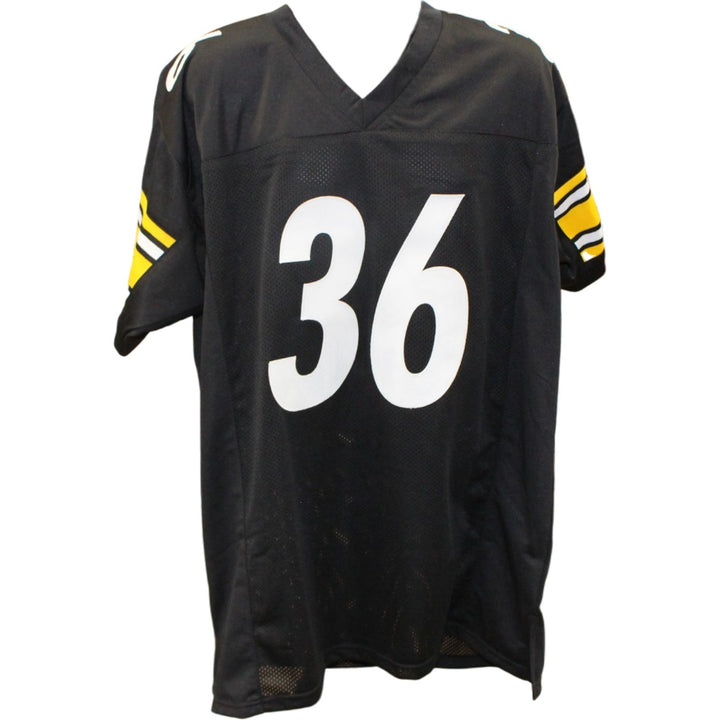 Jerome Bettis Autographed Pro Style Size XL Black Jersey Beckett Witness 55265