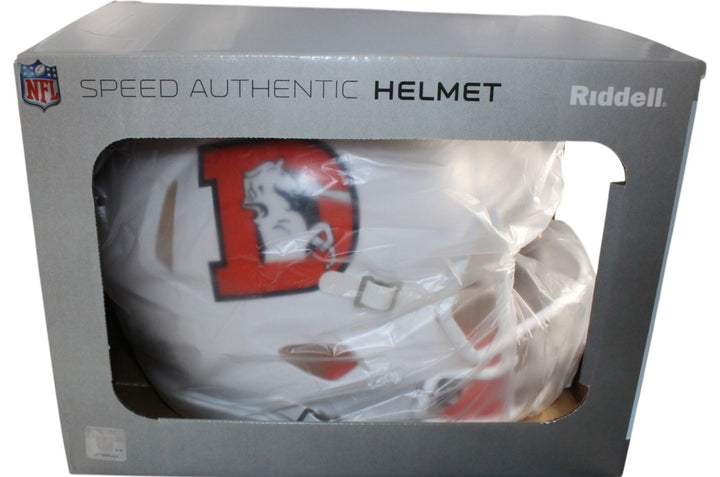 John Elway Autographed Denver Broncos Authentic 23 Alt Helmet Beckett W 55373