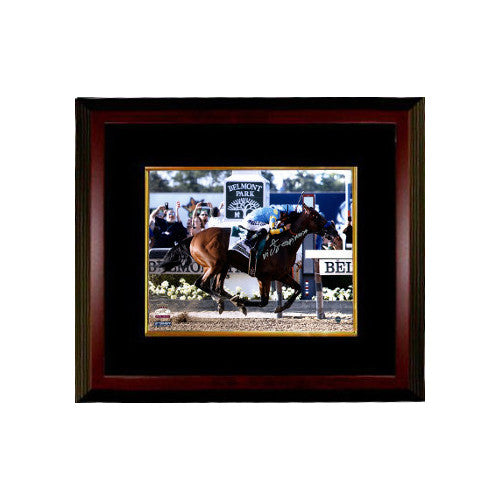 American Pharoah Victor Espinoza signed 11x14 Photo Framed 15 Belmont- Steiner