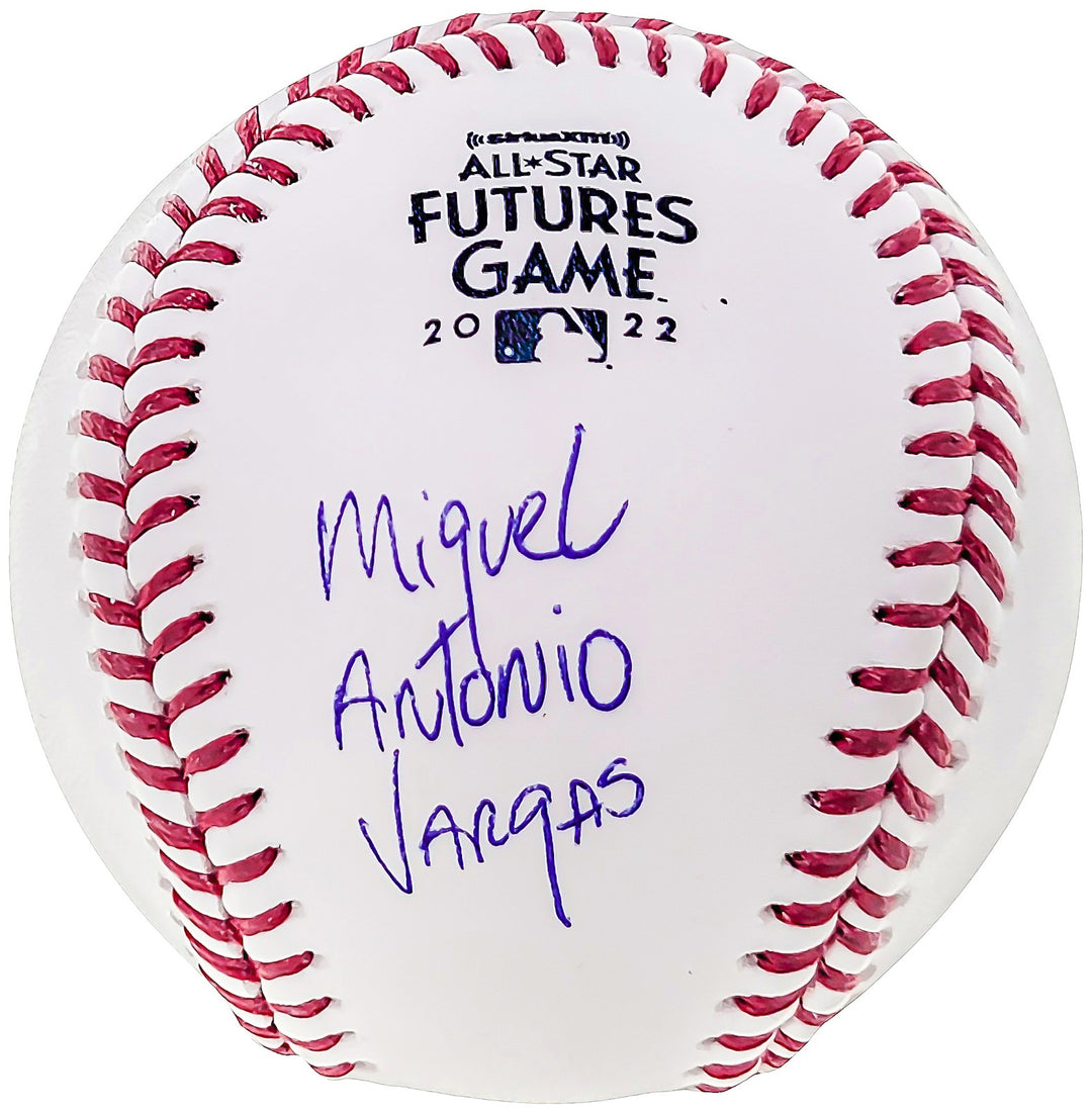 Miguel Vargas Auto 2022 All Star Futures Game MLB Baseball Dodgers Full Name BAS