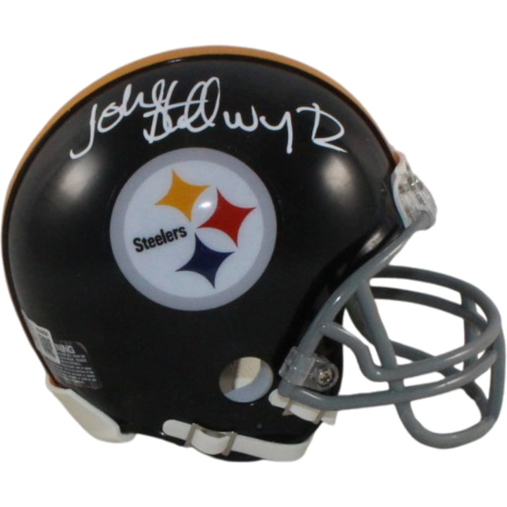 John Stallworth Signed Pittsburgh Steelers VSR4 TB Mini Helmet Beckett 57161
