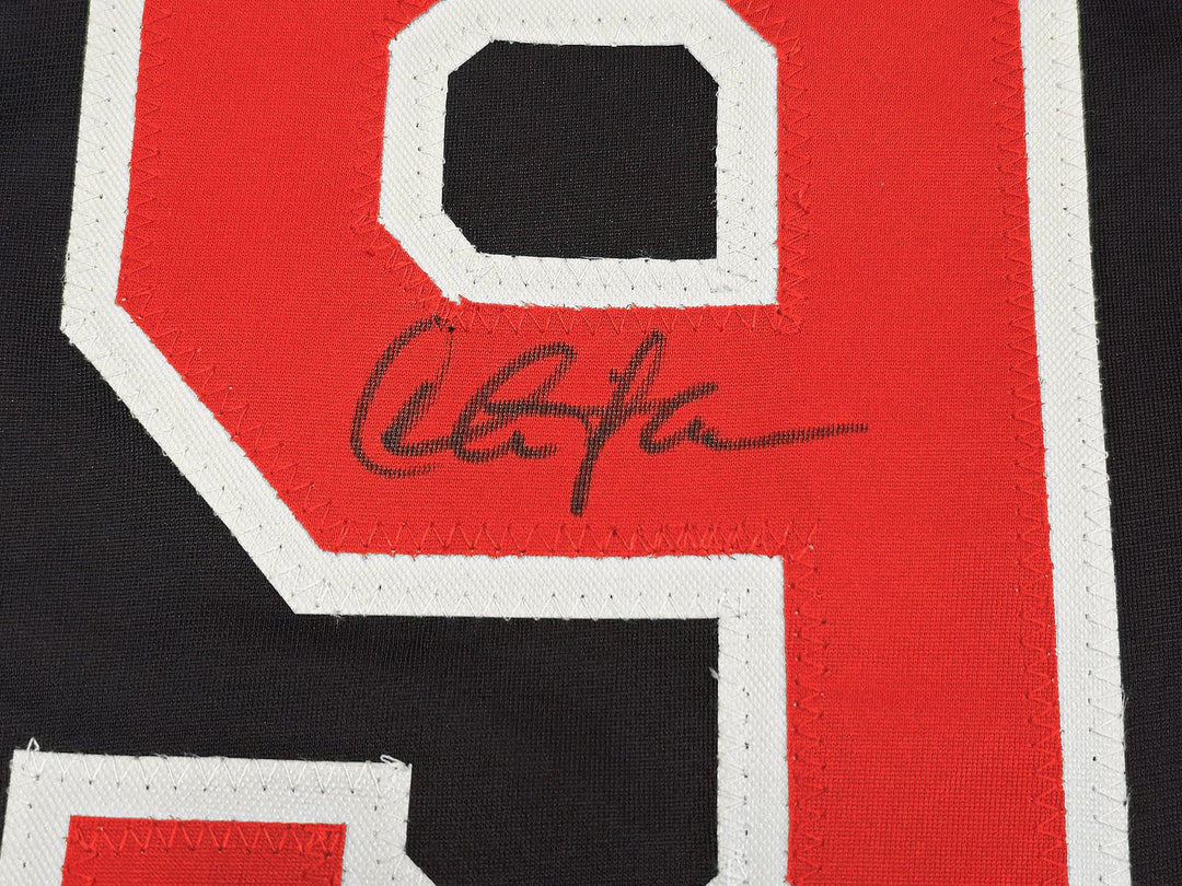 Charlie Sheen Auto Navy Jersey Major League Ricky Wild Thing Vaughn Beckett Wit