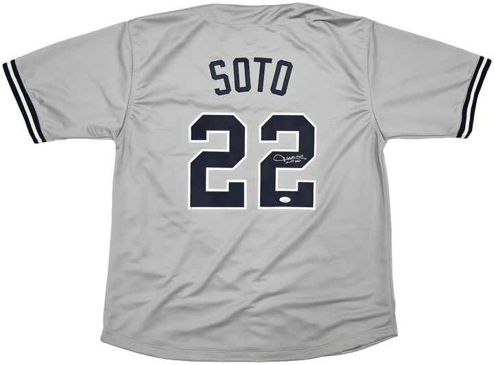 New York Yankees Juan Soto Autographed Signed Gray Jersey JSA