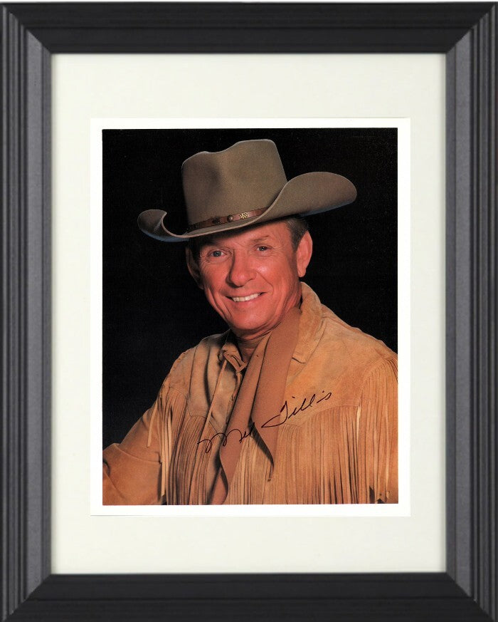 Mel Tillis signed 8x10 Color Photo Custom Framed– COA (Country Music Legend)