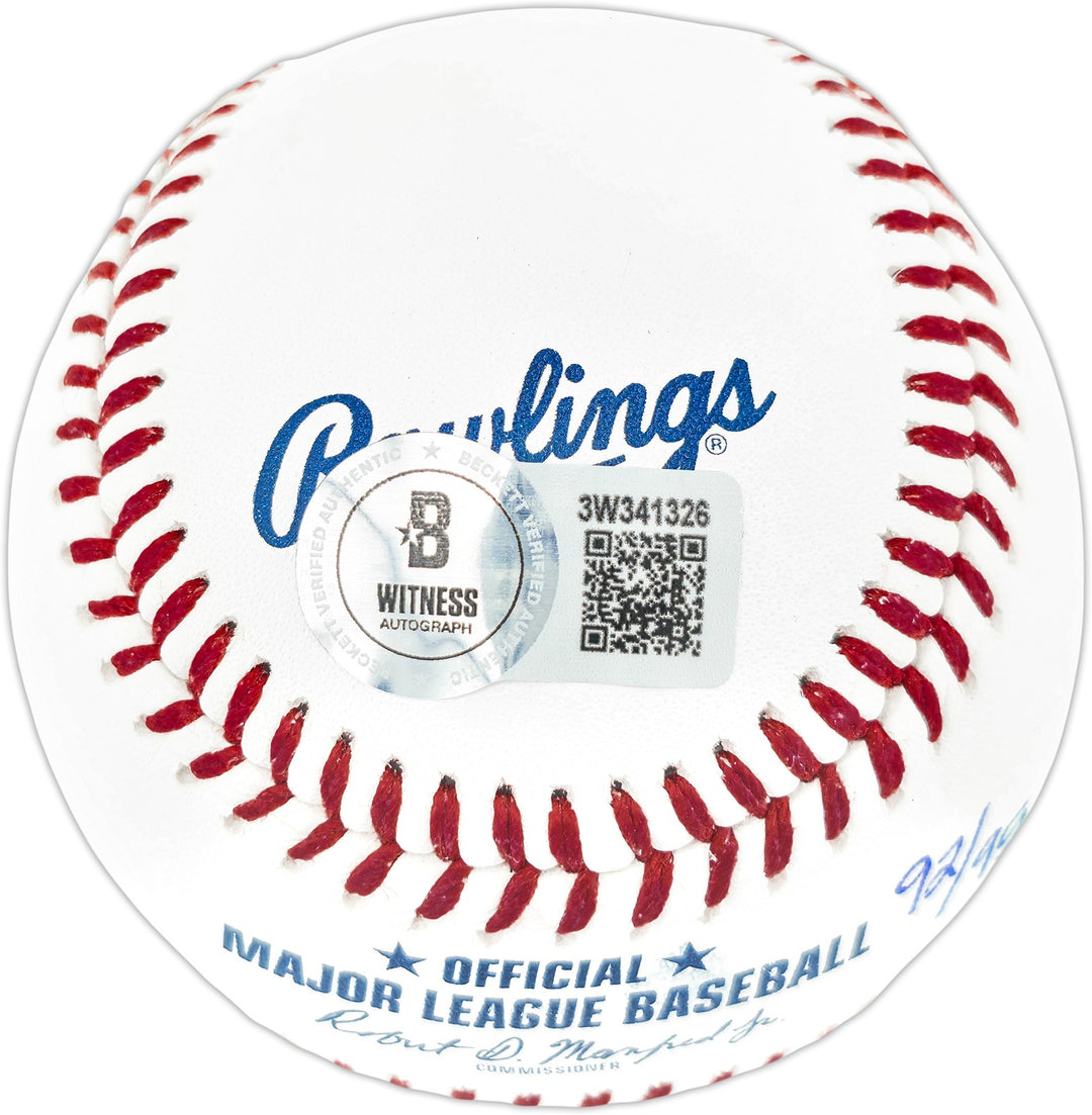 Ken Griffey Jr. & Edgar Martinez Signed MLB Baseball Mariners LE #/95