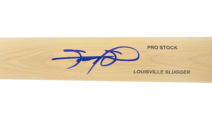 Sammy Sosa Signed Blonde L Slugger Pro Stock Baseball Bat Cubs Beckett Wit