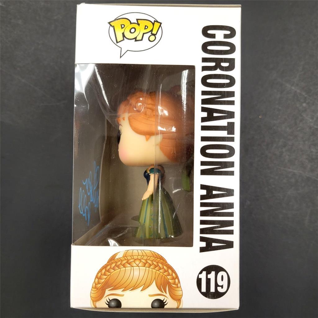 Kristen Bell Full autograph signed Frozen Coronation Anna Funko Pop PSA/DNA COA