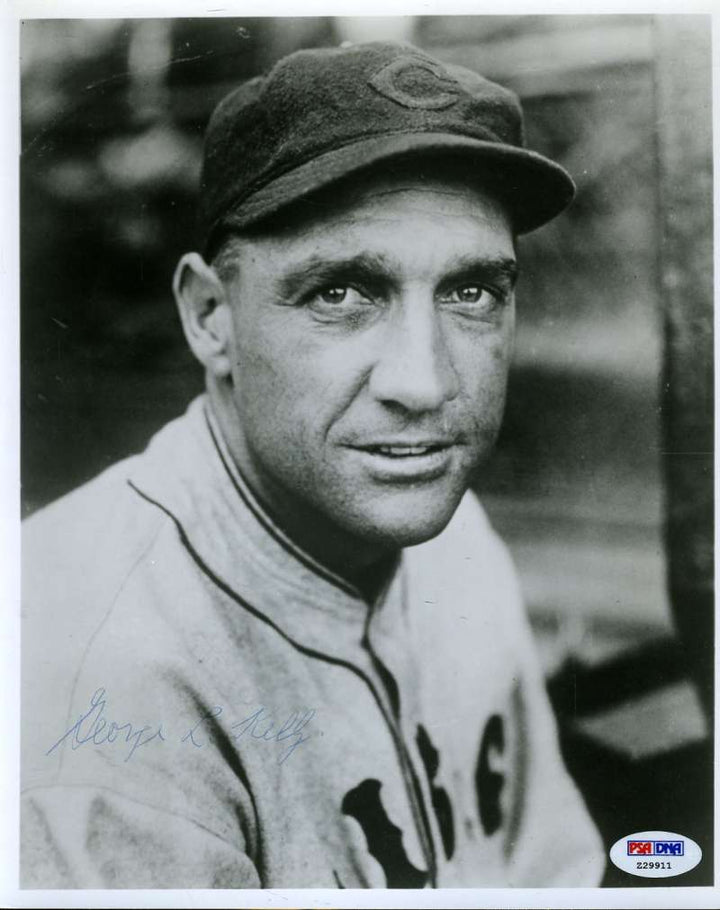 George Kelly Signed Psa/dna Certified 8x10 Photo Authenticated Autograph