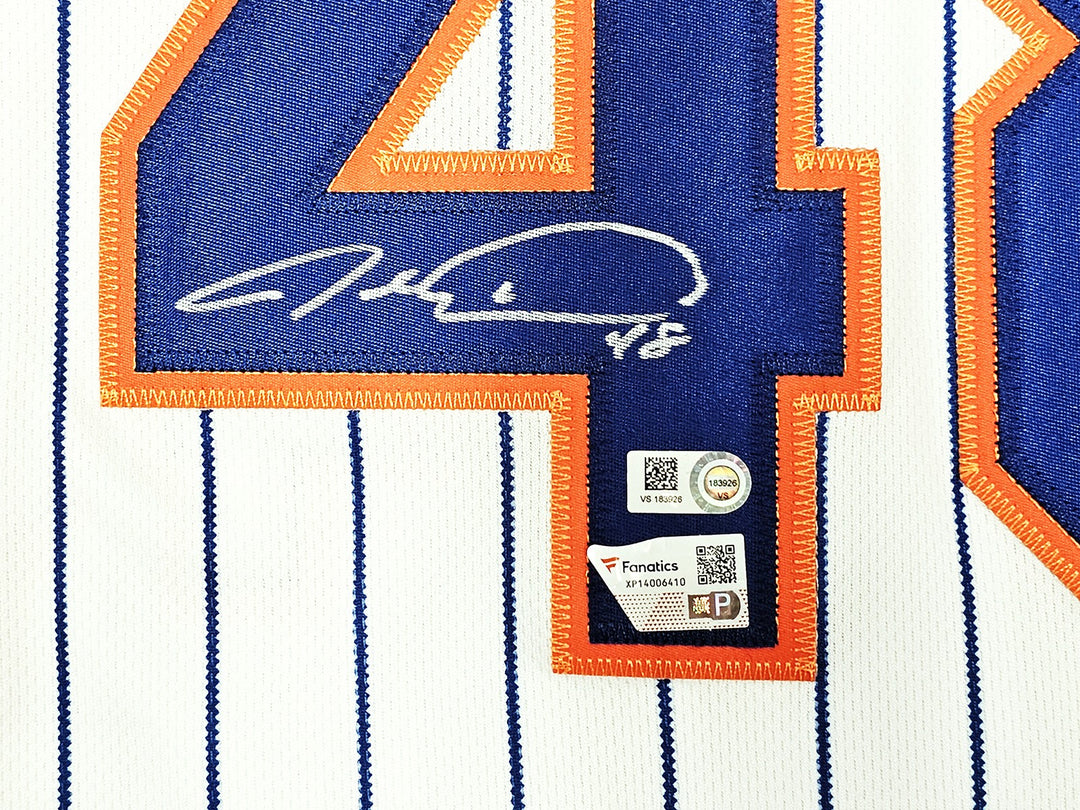 Mets Jacob deGrom Signed White Nike Authentic Jersey Size 44 Fanatics Holo