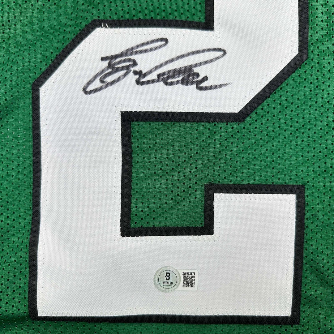Autographed/Signed Eric Allen Philadelphia Kelly Green Jersey Beckett COA