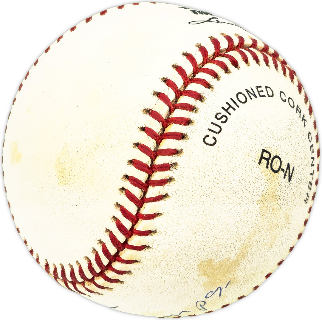 Luis Olmo Signed NL Baseball Brooklyn Dodgers "1949 NL Champs" Beckett #BM25927