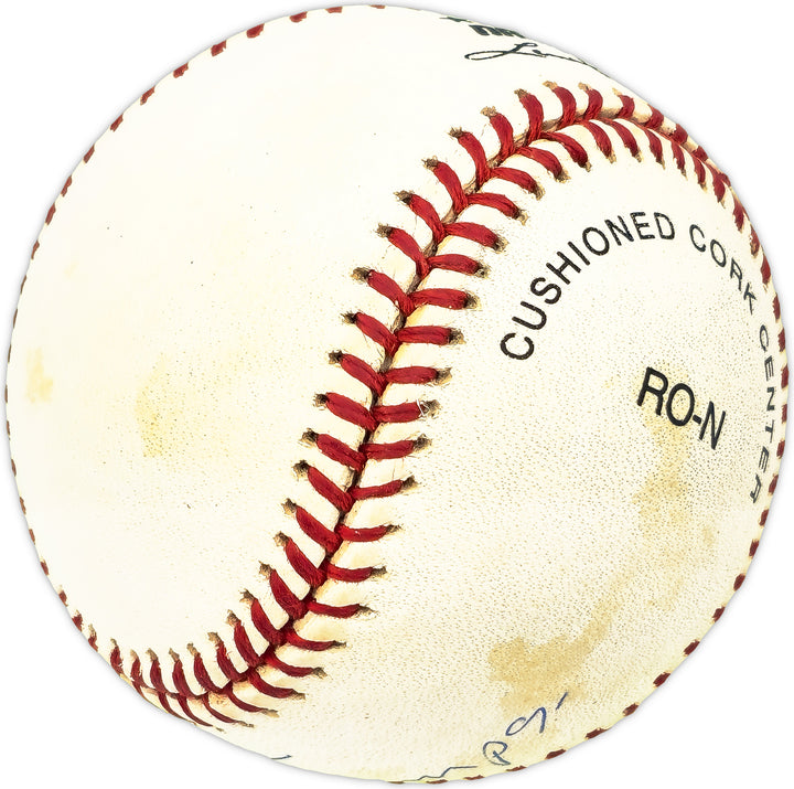 Luis Olmo Signed NL Baseball Brooklyn Dodgers "1949 NL Champs" Beckett #BM25927