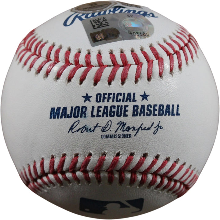 Randy Johnson Autographed/Signed Arizona Diamondbacks OML Baseball Beckett 56298