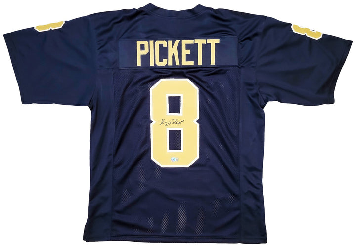 Pittsburgh Panthers Kenny Pickett Signed Navy Jersey Beckett