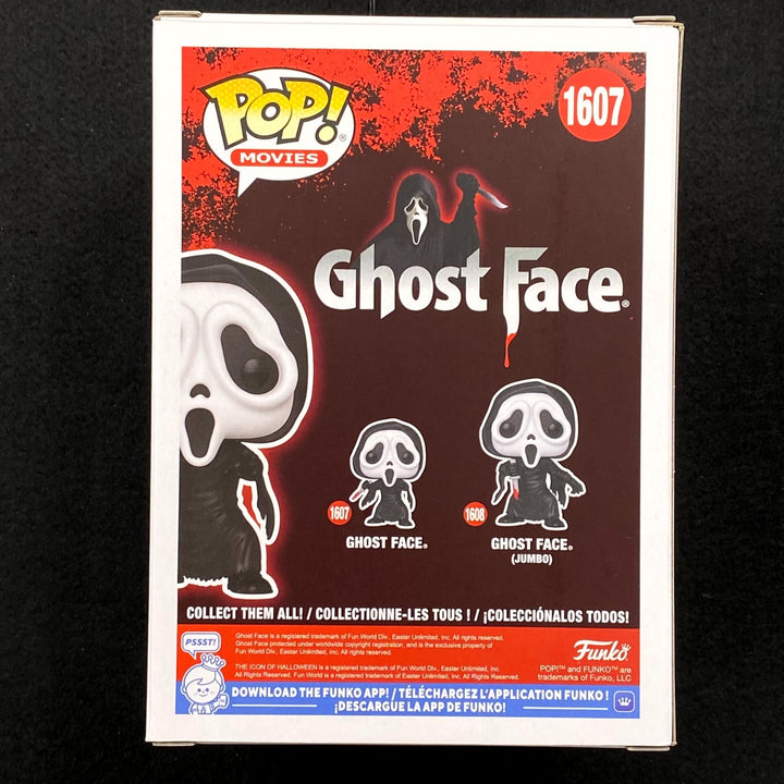 Matthew Lillard Stu & Skeet Ulrich Billy signed Scream Ghost Face Funko Pop BAS