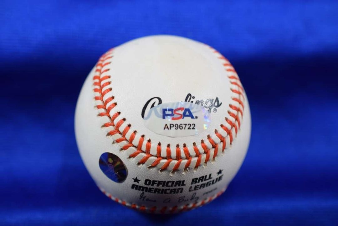 Cal Ripken Jr PSA DNA Autograph American League OAL Signed Baseball 1 Orioles