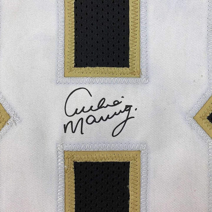 Framed Facsimile Autographed Archie Manning 33x42 Reprint Laser Auto Jersey