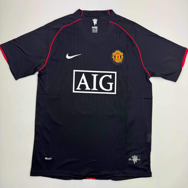 Autographed/Signed Wayne Rooney Manchester United Black Jersey Beckett BAS COA