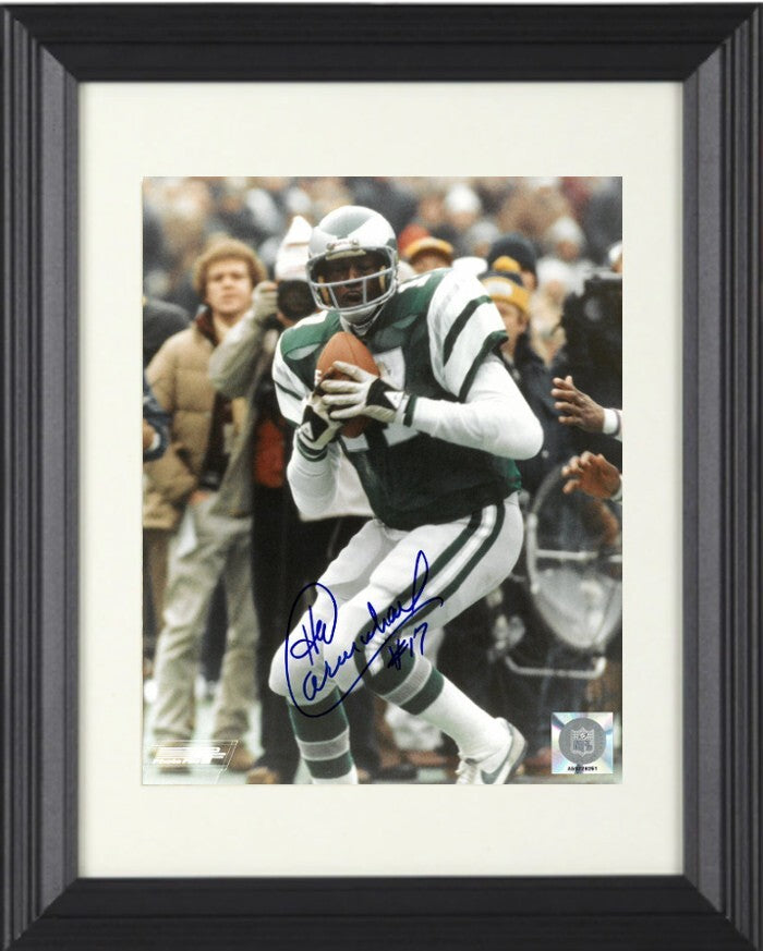Harold Carmichael signed Philadelphia Eagles 8x10 Photo Custom Framing #17