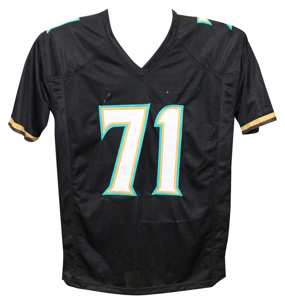 Tony Boselli Autographed/Signed Pro Style Black XL Jersey  BAS 40275