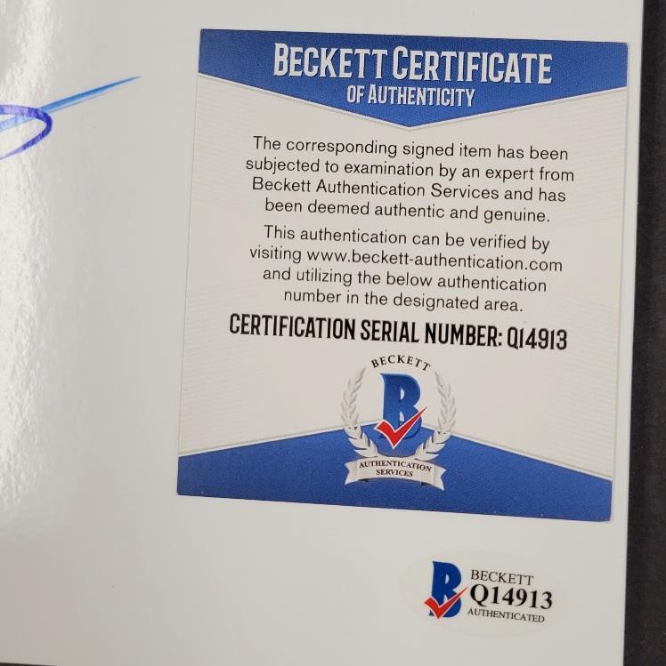 Noel Fisher signed TMNT Ninja Turtles Full Movie Script (B) ~ Beckett BAS COA