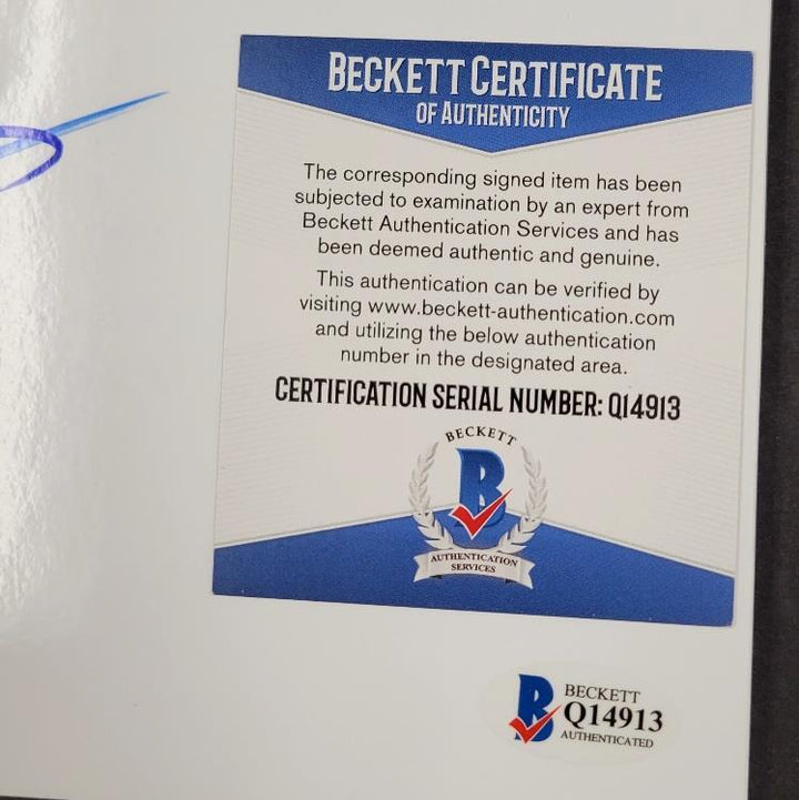Noel Fisher signed TMNT Ninja Turtles Full Movie Script (B) ~ Beckett BAS COA