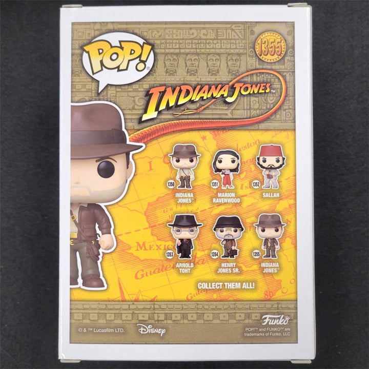 Harrison Ford signed Indiana Jones Funko Pop Figure 1355 autograph ~ Beckett BAS
