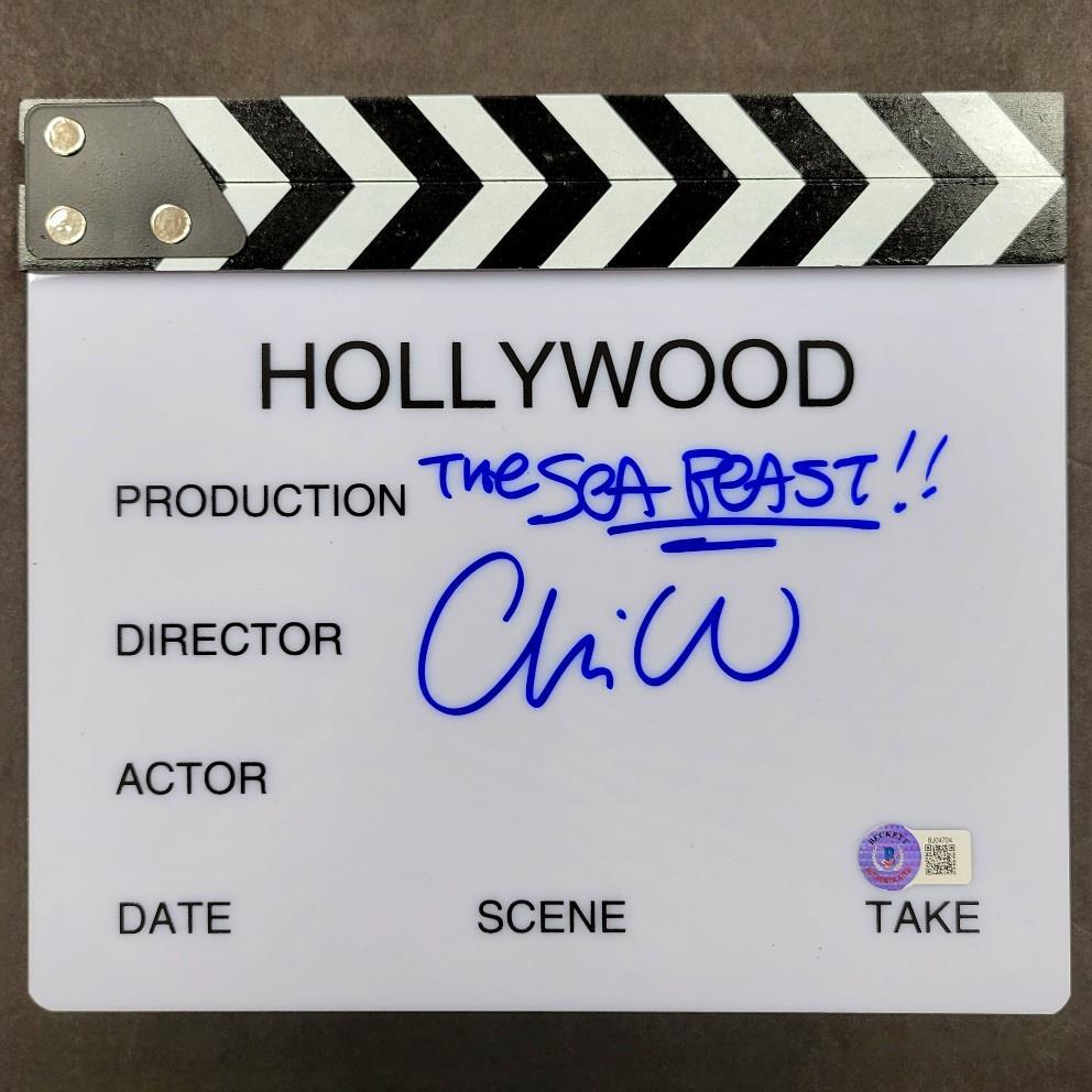 Chris Williams signed The Sea Beast Clapboard Clapperboard ~ BAS Beckett