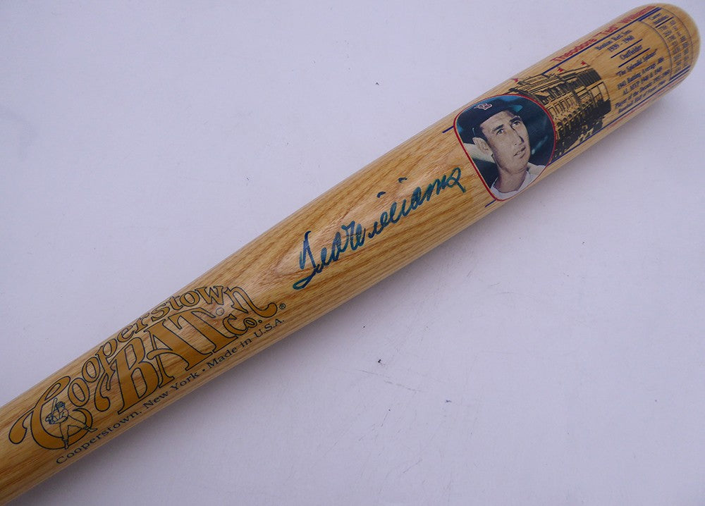 Ted Williams Signed Cooperstown Bat Boston Red Sox JSA #ZZ67867