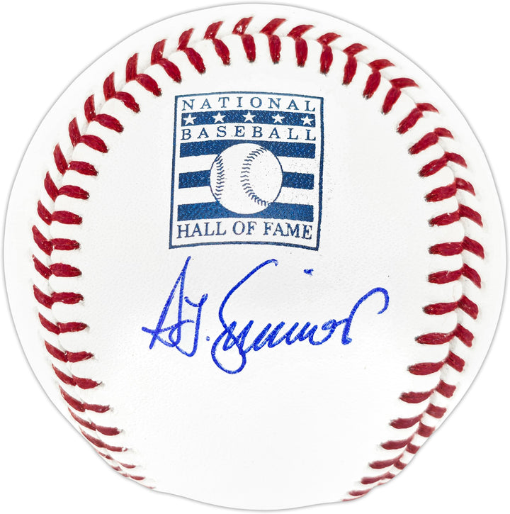 Ted Simmons Signed Official HOF Logo Baseball St. Louis Cardinals Beckett Wit