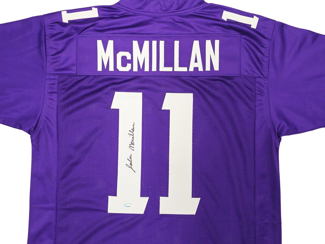 Washington Huskies Jalen McMillan Signed Purple Jersey MCS Holo