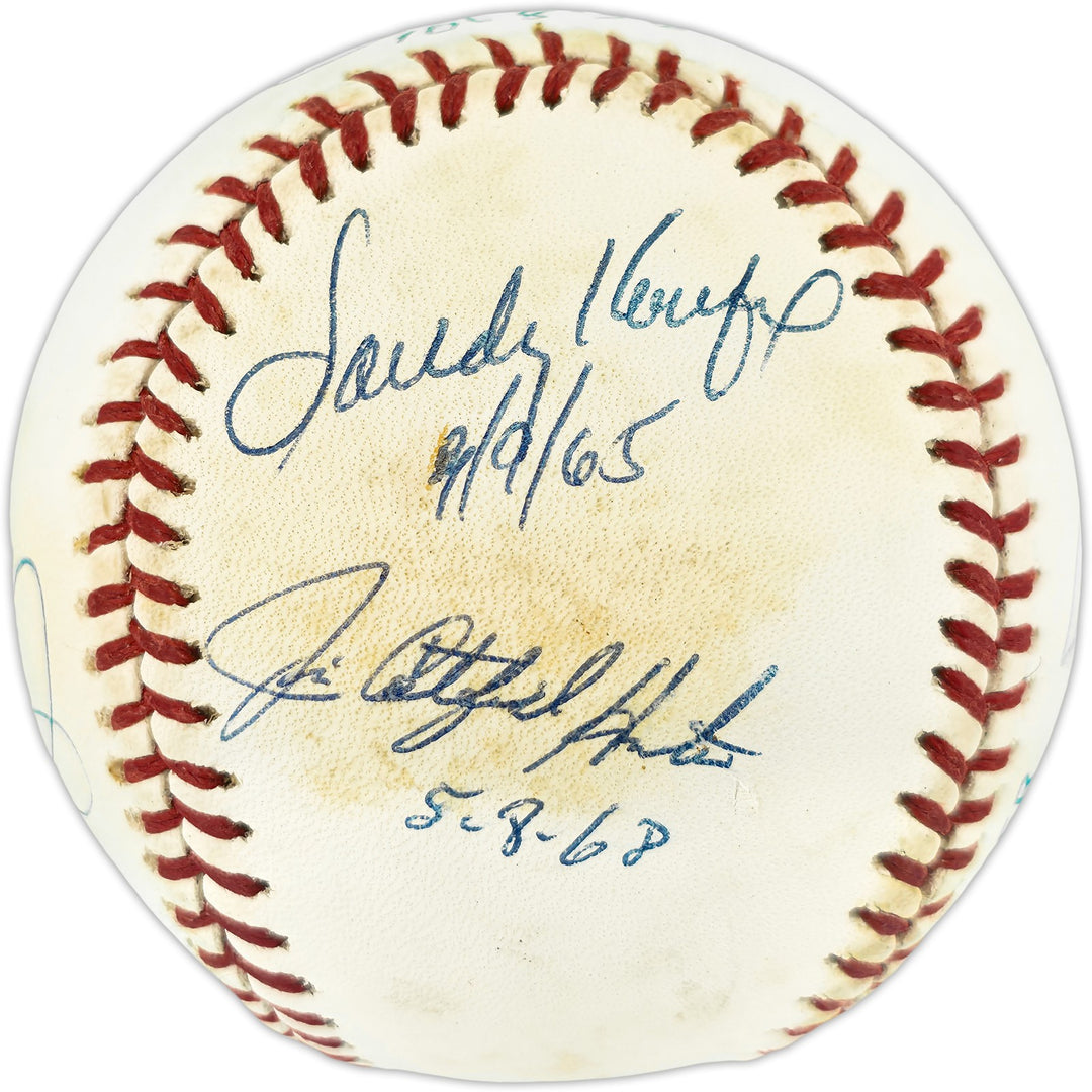 PG Pitchers Signed AL Baseball 7 Sigs Sandy Koufax Beckett #AE50755