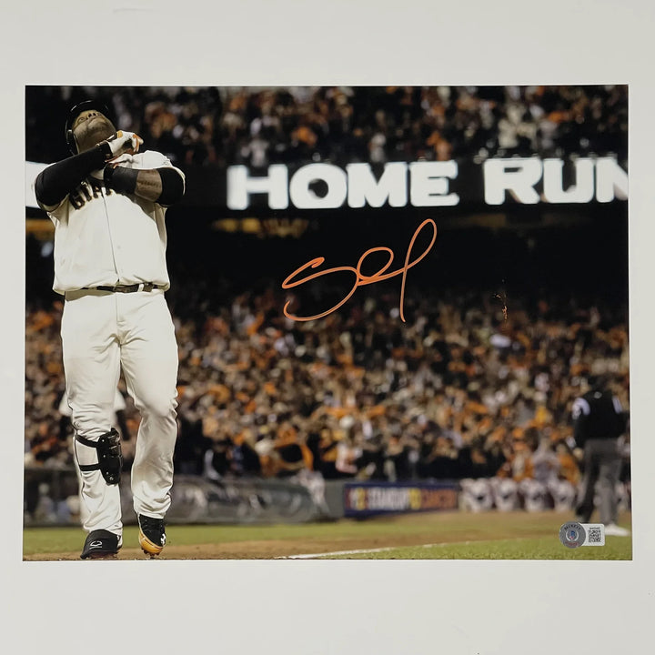Pablo Sandoval San Francisco Giants Signed 11x14 Photo BAS