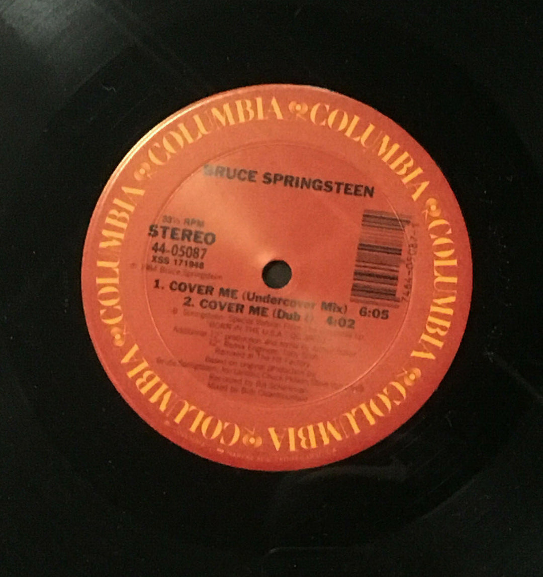Bruce Springsteen signed Cover Me Record album framed Mint autograph PSA Dna LOA