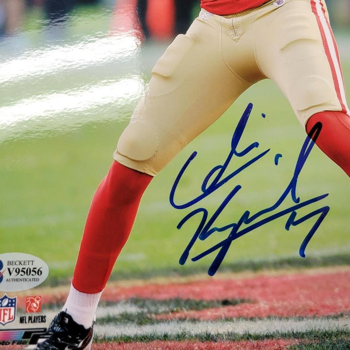 Colin Kaepernick signed San Francisco 49ers 8x10 photo autograph Beckett BAS COA