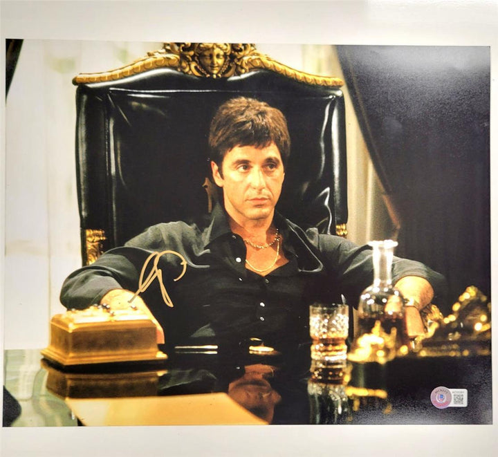 Al Pacino signed Scarface 11x14 photo #1 autograph (B) ~ Beckett BAS Holo