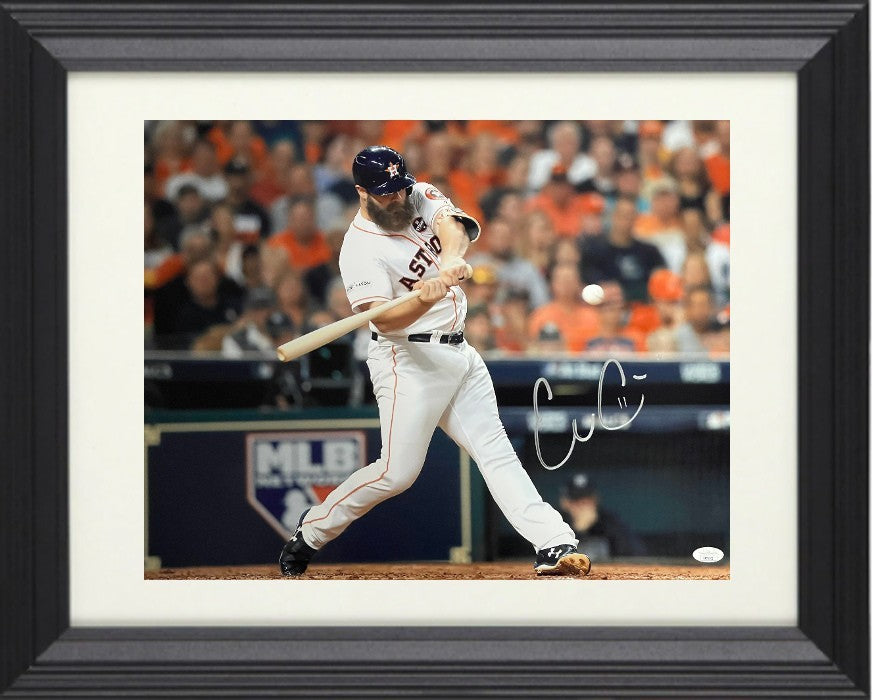 Evan Gattis signed Houston Astros 16x20 Photo #11 Framed - JSA- 2017 WS Champion