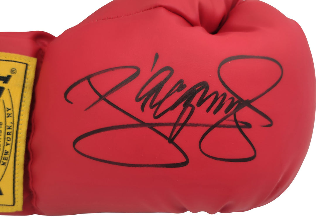 Manny Pacquiao Signed Red Everlast Vinyl Glove RH Beckett Witness