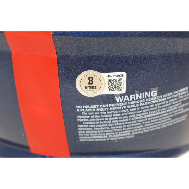 Abdul Carter Autographed New York Giants Pro Color Rush Helmet Beckett W 56880