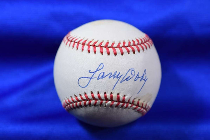 Larry Doby PSA DNA Autograph American League OAL Signed Baseball Twins