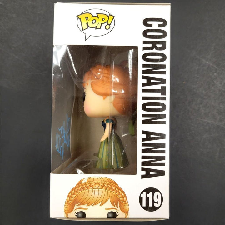 Kristen Bell Full autograph signed Frozen Coronation Anna Funko Pop PSA/DNA COA