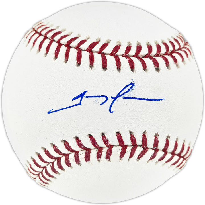 Trevor Hoffman Signed MLB Baseball Padres (Smudged) Beckett Wit