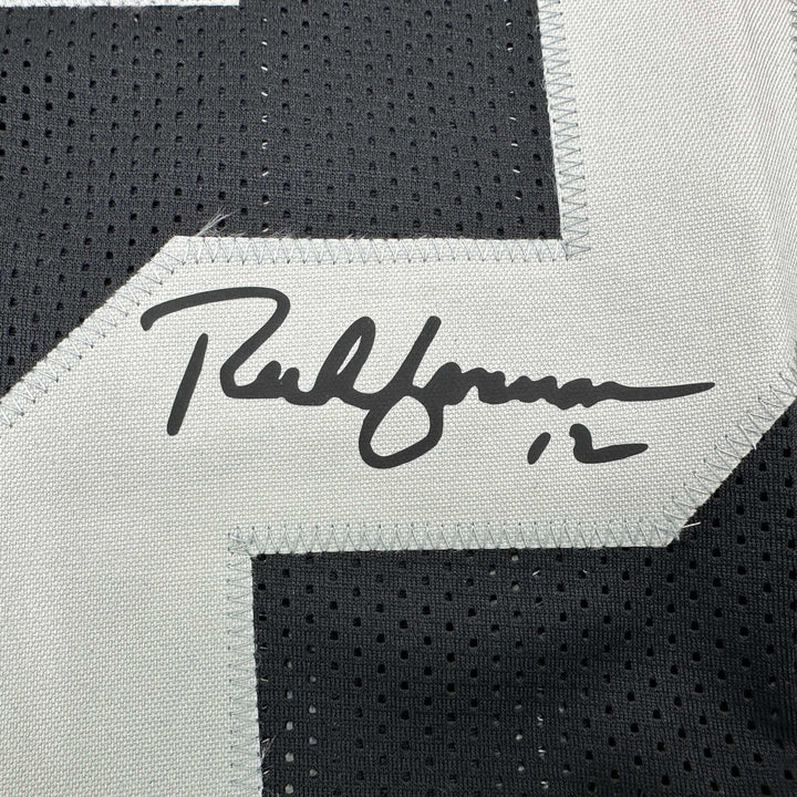 Facsimile Autographed Rich Gannon Oakland Las Vegas Black Reprint Jersey XL